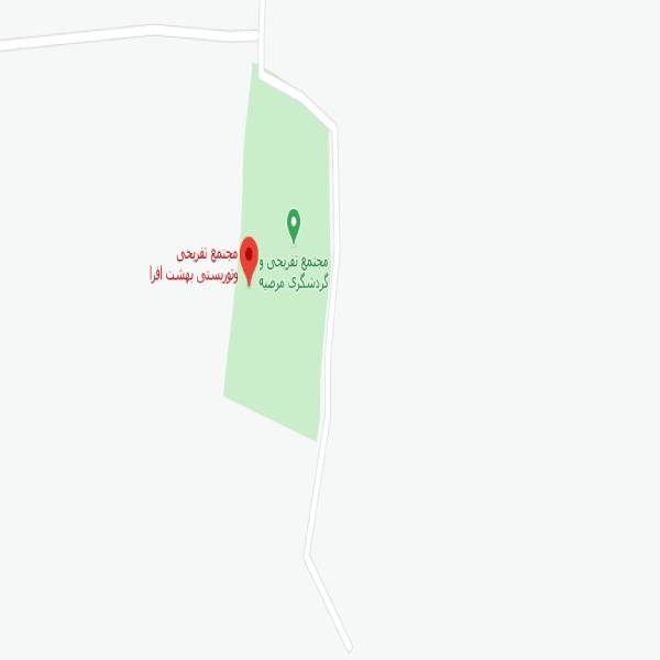 نقشه هتل بهشت افرا بابلسر